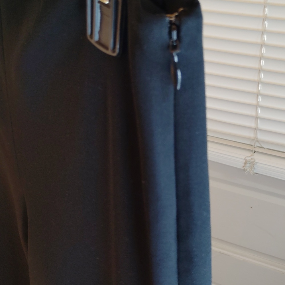 Theory Black Flare Women's Pants - Picture 4 of 8